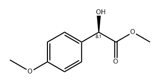 (R)-2-羟基-2-(4-甲氧基苯基)乙酸甲酯 结构式