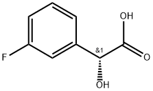 (R)-3-氟扁桃酸 结构式