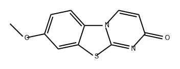 8-甲氧基-2H-苯并[4,5]噻唑并[3,2-A]嘧啶-2-酮 结构式