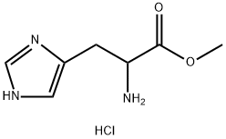 2-氨基-3-(1H-咪唑-4-基)丙酸甲酯二盐酸盐 结构式