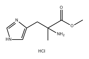 Histidine, α-methyl-, methyl ester, dihydrochloride (9CI) 结构式