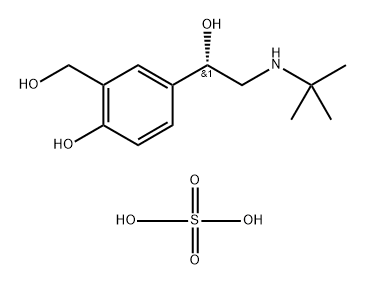 (+)-Albuterol sulfate (1:1) 结构式