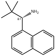 (S)-α-tert-Butyl-1-naphthylmethylamine 结构式
