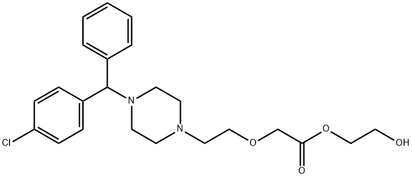 西替利嗪乙二醇酯杂质 结构式