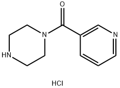 1-(pyridine-3-carbonyl)piperazine dihydrochloride 结构式