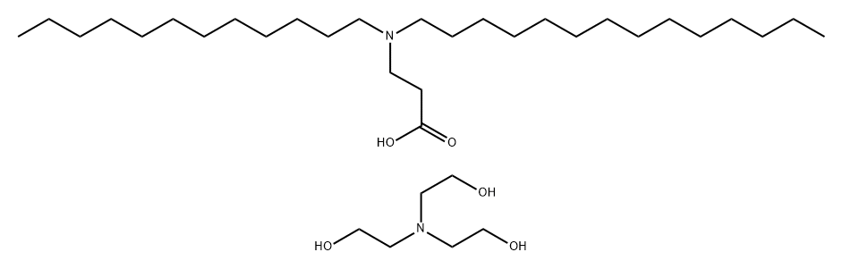 月桂氨基丙酸TEA盐 结构式