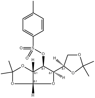 1,2:5,6-Di-O-isopropylidene-3-O-toluenesulfonyl-alpha-D-glucofuranose, NSC 14163 结构式