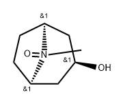 (1β,5β,8-anti)-3α-Hydroxy-8-methyl-8-azabicyclo[3.2.1]octane8-oxide 结构式