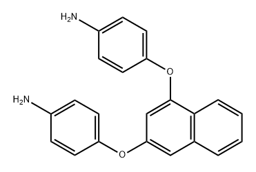 4,4'-(萘-1,3-二基双(氧))二苯胺 结构式