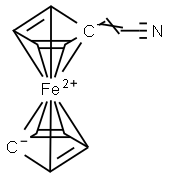 1-(Ferrocenyl)Acrylonitrile 结构式