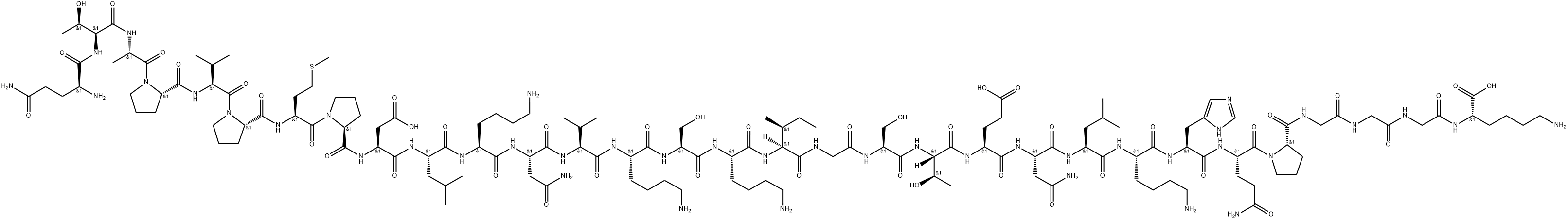 TAU PEPTIDE (244-274) (REPEAT 1 DOMAIN) 结构式