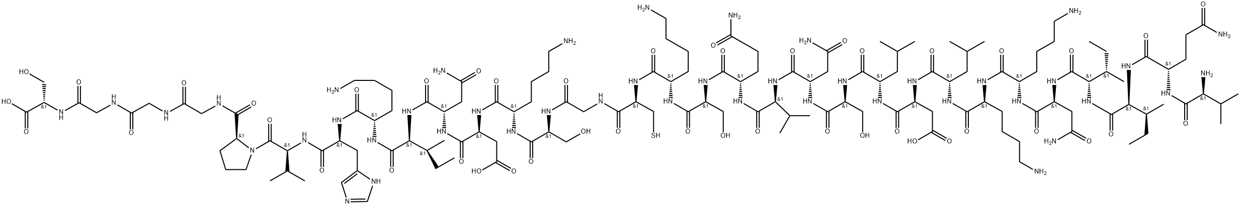 TAU PEPTIDE (275-305) (REPEAT 2 DOMAIN) 结构式