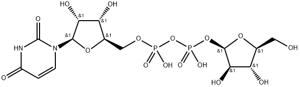UDP-B-L-阿拉伯糖二钠盐 结构式