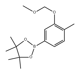 2-(3-METHOXY-4-(METHOXYMETHYL)PHENYL)-4,4,5,5-TETRAMETHYL 结构式
