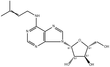 N-6-(Δ-2-异戊烯基)腺苷半水合物 结构式
