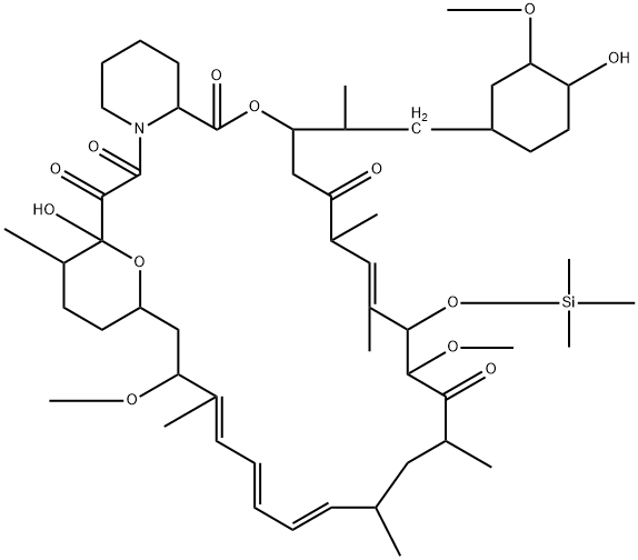 31-OTMS-雷帕霉素 结构式