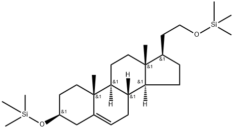 3β,21-Bis(trimethylsiloxy)pregn-5-ene 结构式
