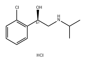 l-Chlorprenaline hydrochloride 结构式
