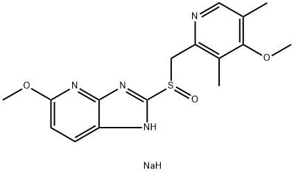 泰妥拉唑钠 结构式