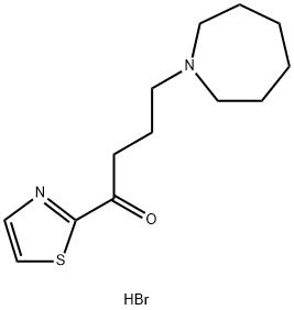 4-(Azepan-1-yl)-1-(thiazol-2-yl)butan-1-one hydrobromide 结构式
