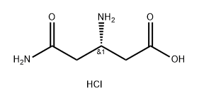 L-beta-homoasparagine-HCl 结构式