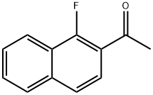 1-(1-fluoronaphthalen-2-yl)ethanone 结构式