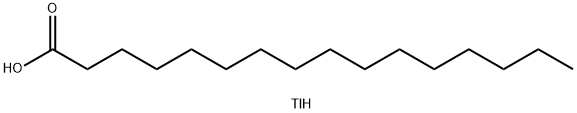 Hexadecanoic acid, thallium(1+) salt (1:1) 结构式