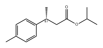 Benzenepropanoic acid, -ba-,4-dimethyl-, 1-methylethyl ester, (-ba-R)- (9CI) 结构式