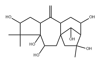 (14R)-Grayanotox-10(20)-ene-3β,5,6β,12β,14,16-hexol 结构式