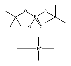 Methanaminium, N,N,N-trimethyl-, bis(1,1-dimethylethyl) phosphate (1:1) 结构式