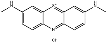 Phenothiazin-5-ium, 3,7-bis(methylamino)-, chloride (1:1) 结构式