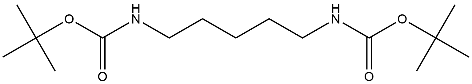Carbamic acid, N,N'-1,5-pentanediylbis-, C,C'-bis(1,1-dimethylethyl) ester 结构式
