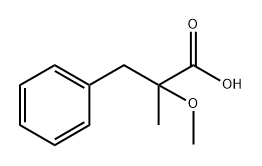 2-甲氧基-2-甲基-3-苯丙酸 结构式