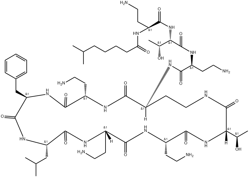 多粘菌素B2 结构式