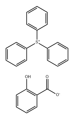 邻羟基苯甲酸三苯基硫鎓盐 结构式