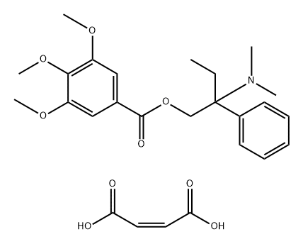 trimebutine maleate 结构式