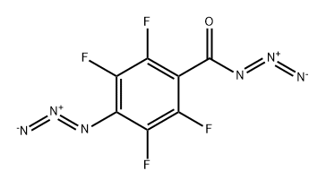 Benzoyl azide, 4-azido-2,3,5,6-tetrafluoro- 结构式