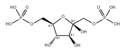 Β-D-果糖1,6-二磷酸盐 结构式