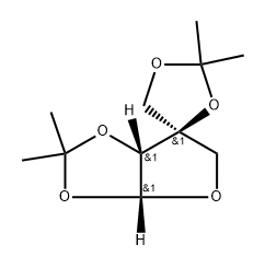 1,2:3,5-Di-O-isopropylidene-b-L-apiose 结构式