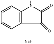 1H-Indole-2,3-dione, sodium salt (1:1) 结构式