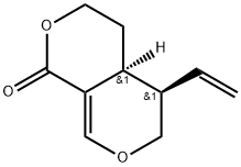 (4aS*,5R*)-5-Vinyl-4,4a,5,6-tetrahydro-3Hpyrano[3,4-c]pyran-1-one 结构式