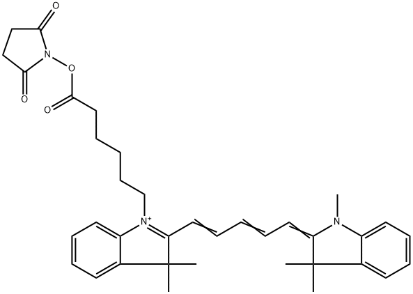 氰基CY5琥珀酰亚胺酯 结构式