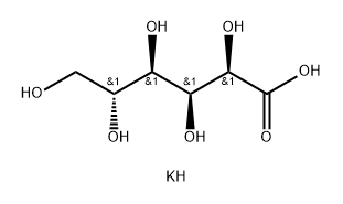 D-葡糖酸钾盐 结构式