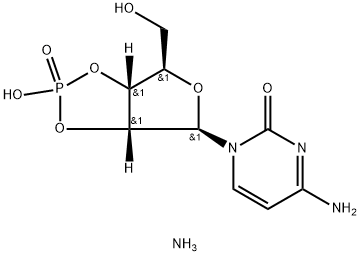 CYTIDINE 2':3'-CYCLIC MONOPHOSPHATEAMMON IUM 结构式