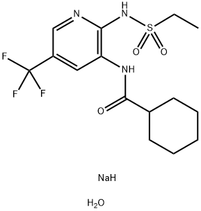Fuzapladib sodium hydrate 结构式