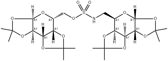 6,6'-(IMinosulfonyloxy)bis[6-deoxy-1,2:3,4-bis-O-(1-Methylethylidene)-α-D-
galactopyranose 结构式