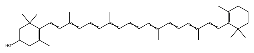 BETA-CRYPTOXANTHIN 结构式