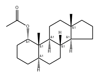 1α-Acetoxy-5α-androstane 结构式