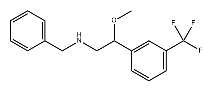 N-Benzyl-β-methoxy-3-(trifluoromethyl)phenethylamine 结构式