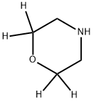 3,3,5,5-吗啉-D4 结构式